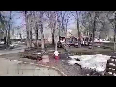 В Омске детский паровозик едет под песню Rammstein