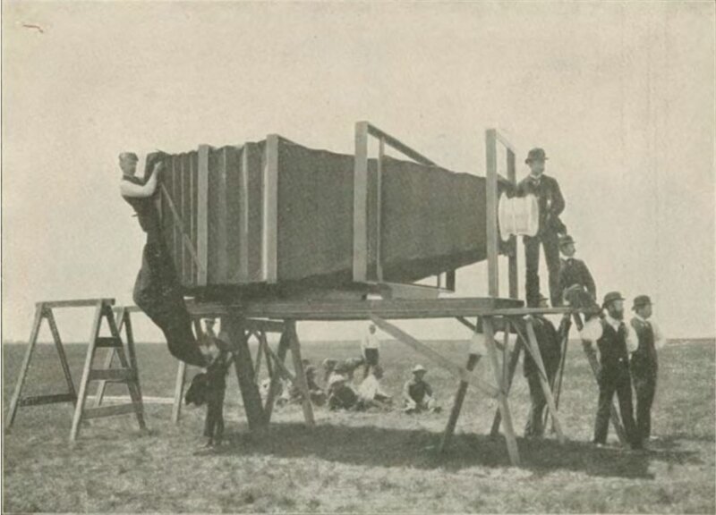 Самая большая фотокамера для самого красивого поезда, 1900 год