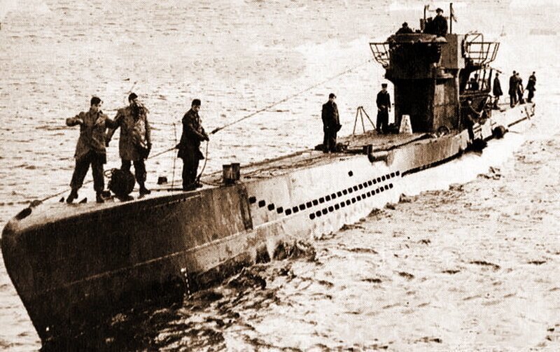 U-1206: немецкая субмарина, которую погубил гальюн