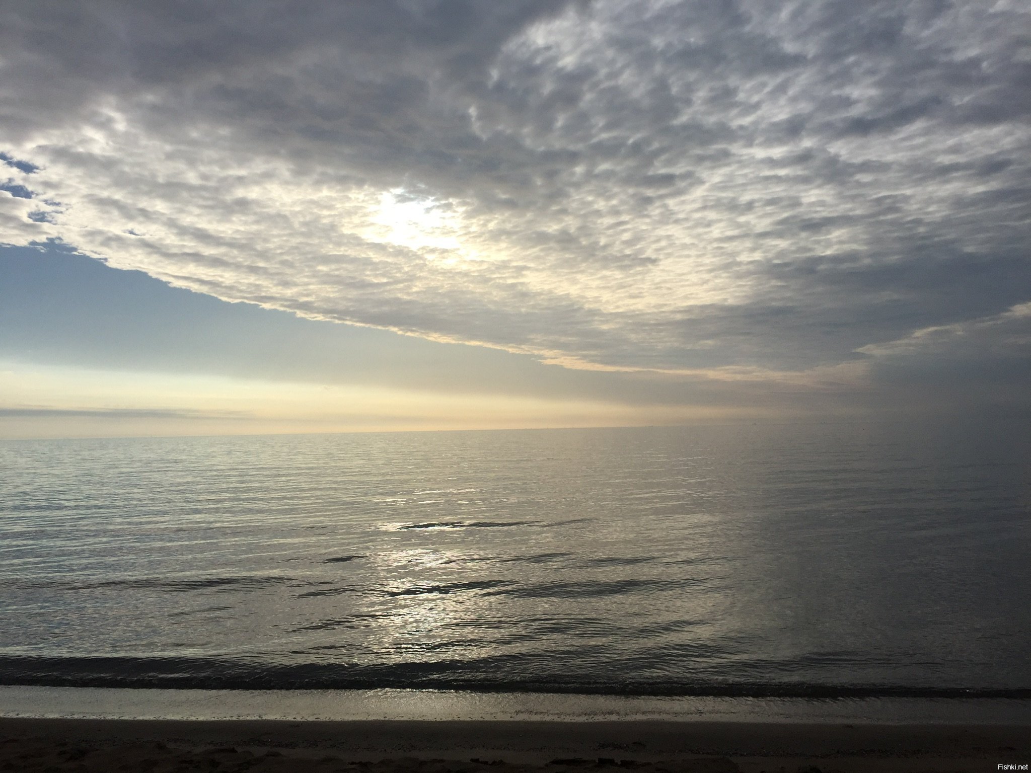 Утро на Каспийском море