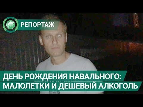 Дебош на дне рождения Навального попал на видео