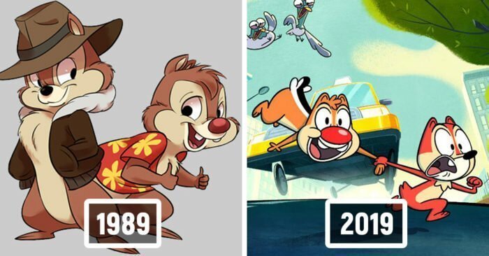 Как менялась рисовка знаменитых анимированных героев с течением времени