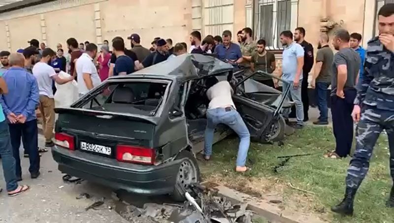 Авария дня. Страшное ДТП в Грозном