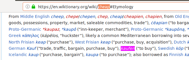 "cheap" (дёшево) и "купить"