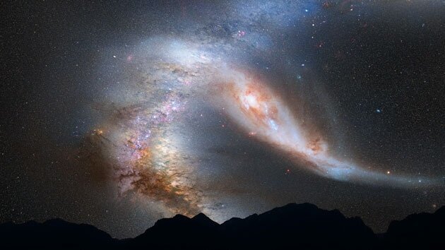 Столкновение Млечного Пути и Галактики Андромеды