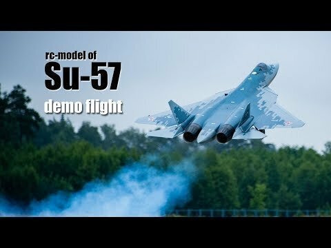 Радиоуправляемая модель Су-57