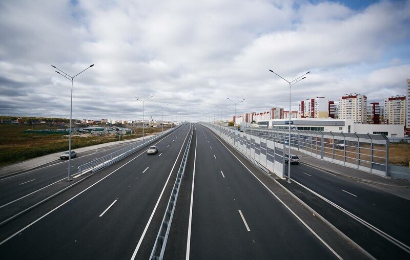 В Тюмени торжественно открыли кольцевую автодорогу (ТКАД) протяженностью 55 км