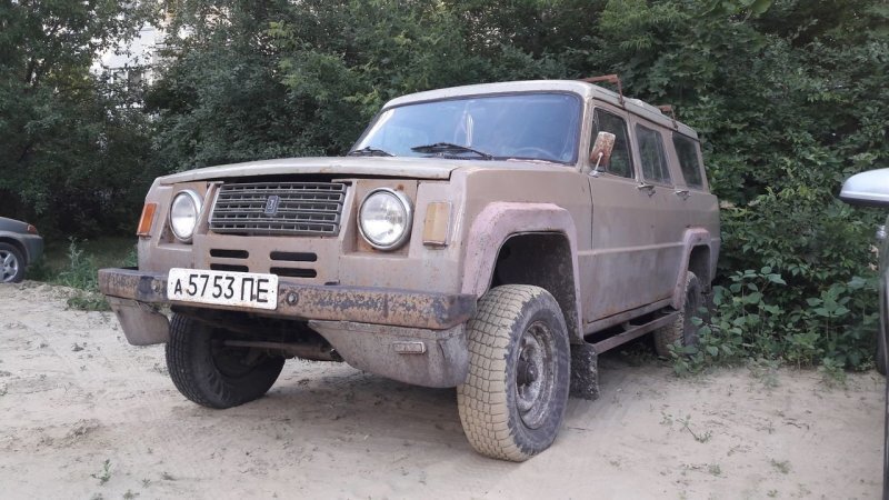 Самодельный внедорожник, созданный в 1982 году из деталей советских автомобилей