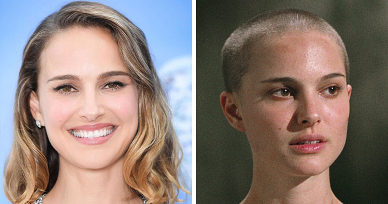 55 знаменитостей до и после бритья головы