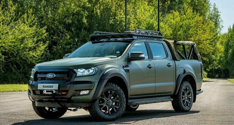 Пикап Ford Ranger превратили в армейский броневик