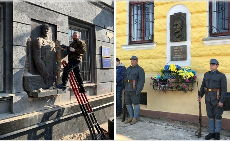 Жукова снесли, а гауптштурмфюрера СС установили