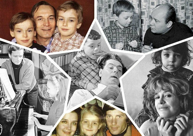 Семейные фото любимых советских актёров