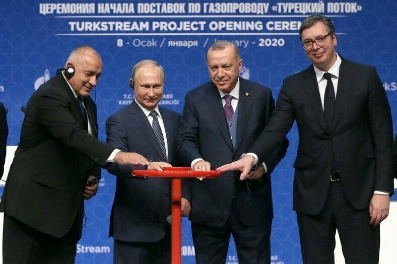 Путин запустил «Турецкий поток»