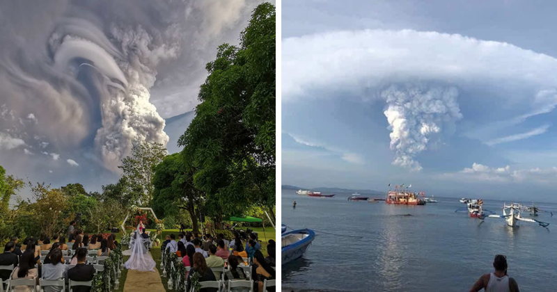 Ужасающая мощь вулкана Тааль в фотографиях