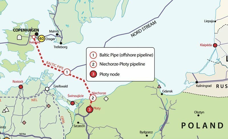 Россия выдала Польше разрешение пересечь "Северные потоки"
