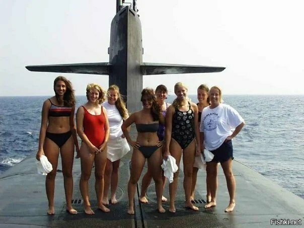 Реальное фото с американской подводной лодки ВМС США USS George Bancroft SSBN...