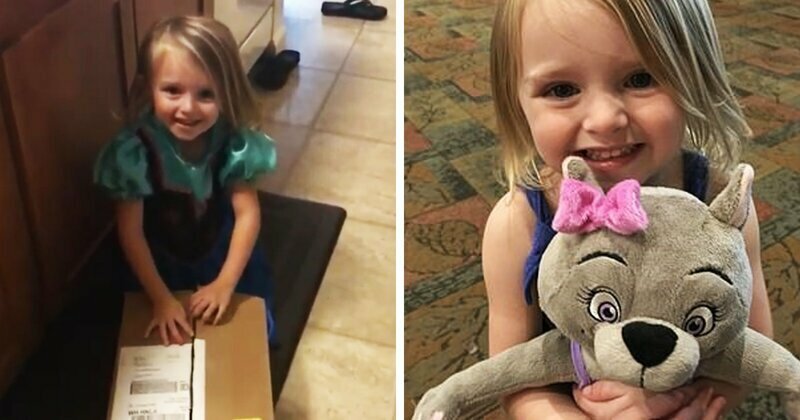 Девочка потеряла любимую игрушку, но родители придумали выход из ситуации