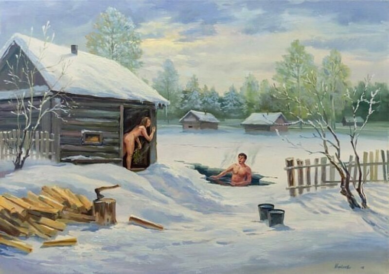 Особенности посещения бани в зимний период