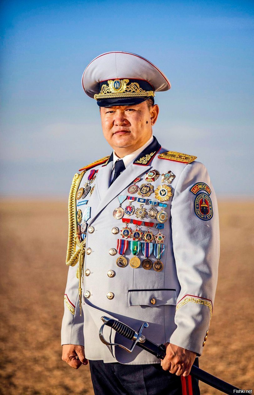 Монгольский генерал Бямбасүрэн Баярмагнай