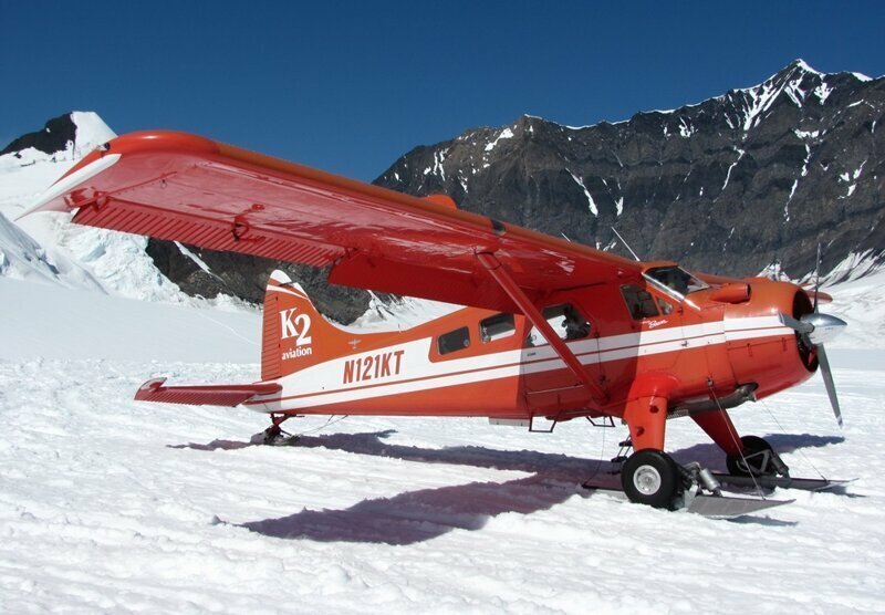 Аляска. Первый полет на легкомоторном самолёте к горе Мак-Кинли (Денали)
