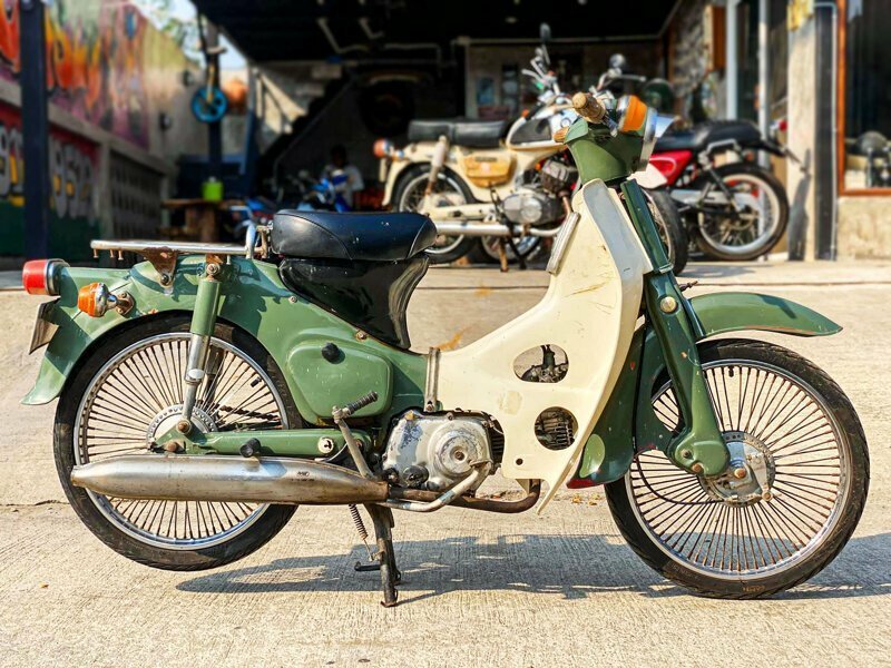 Мопед Honda Cub 1971 года — один из самых популярных олдтаймеров в Азии