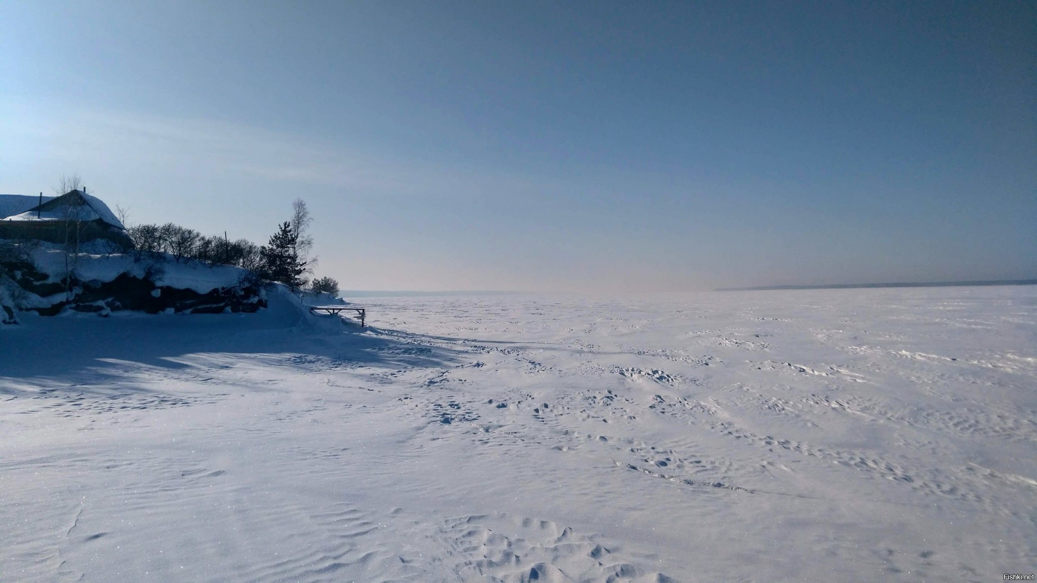 Белое безмолвие Обского водохранилища