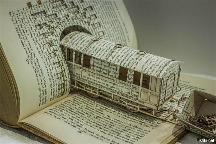 Резьба по книгам –искусство созданное Брайаном Дитмером, в котором в качестве...
