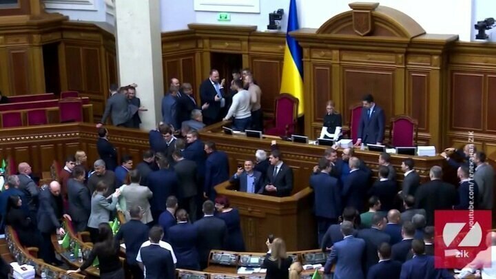Украинский парламент не успел обсудить закон о земле из-за драки