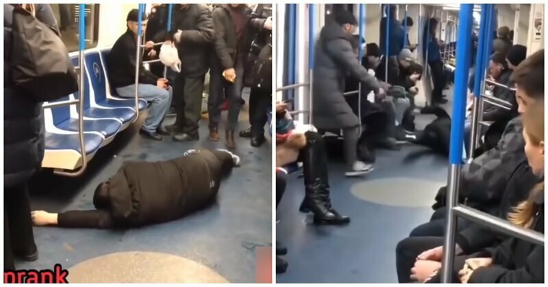 В Москве задержали пранкера, который имитировал приступ из-за коронавируса в метро