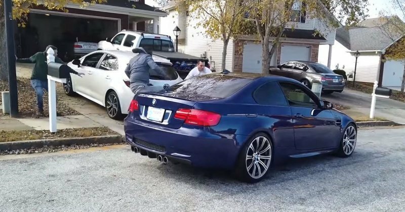 BMW M3 по глупости отправился в утиль через 15 минут после покупки