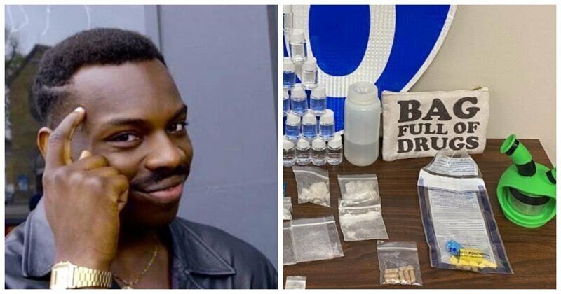 Партию запрещенных веществ перевозили в свертке с надписью «пакет с наркотой»