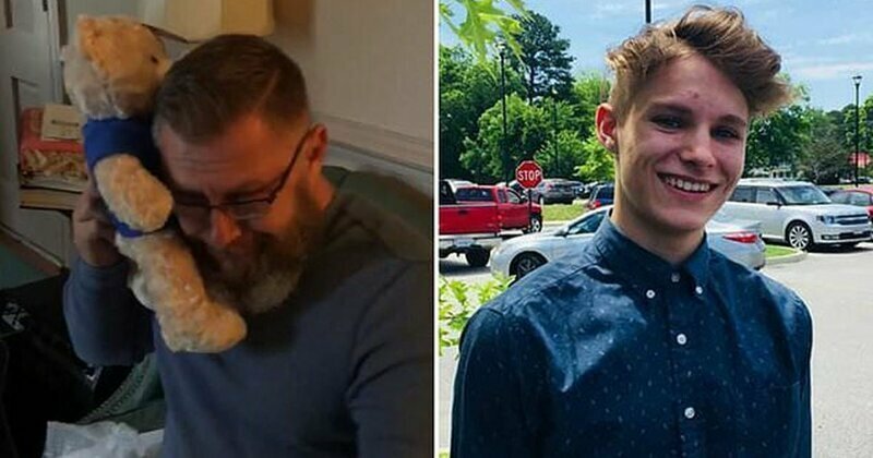 Мужчине подарили игрушечного медвежонка со звуком сердцебиения его погибшего сына