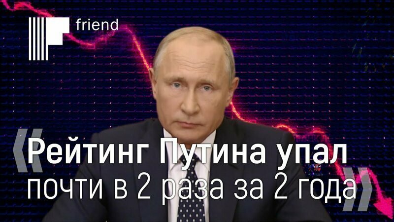 «Рейтинг Путина упал почти в два раза за два года». Что это значит?