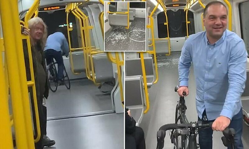 Пьяный пассажир устроил покатушки в метро