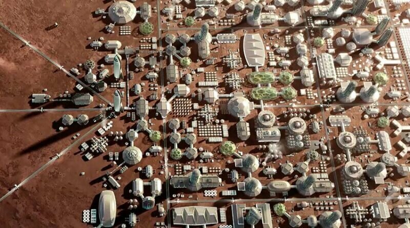 Сделай свой оригинальный проект марсианского города