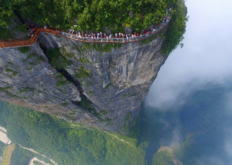 Великолепный вид на Китай с высоты птичьего полёта. 1ч
