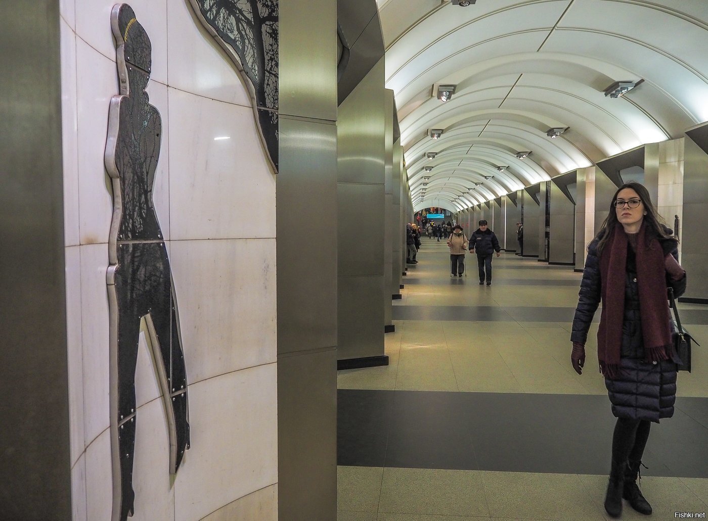 Типичная станция московского метро