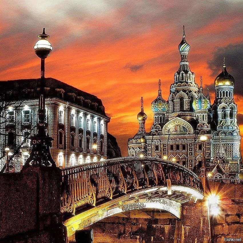 Петербург в красках для открыток