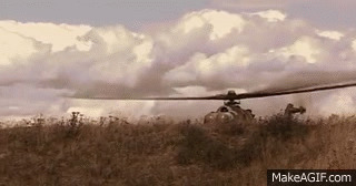 Когда-то на учениях довелось видеть почти такую картину