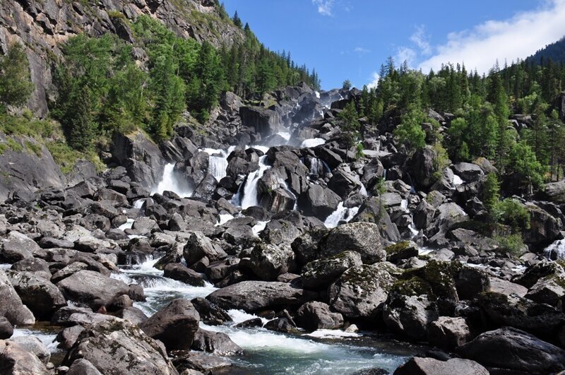 Алтай. Водопад Учар