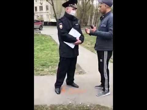 Бухой «гражданин России» сбил фуражку с головы полицейского