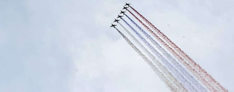 Воздушный парад Победы над Красной площадью 