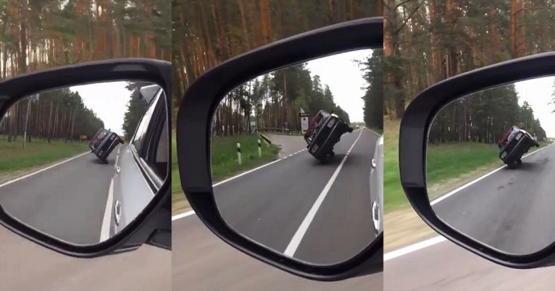 Езда на двух колесах: каскадер из Брянска показал свои способности на дороге общего пользования