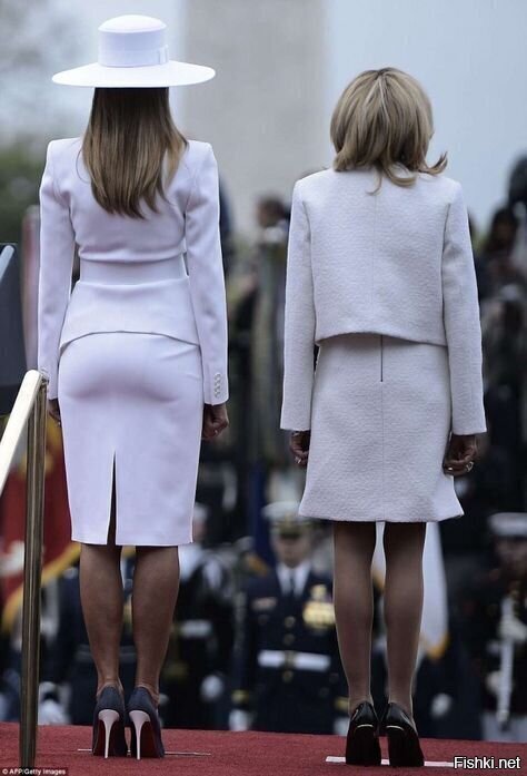 Трамп и Макрон