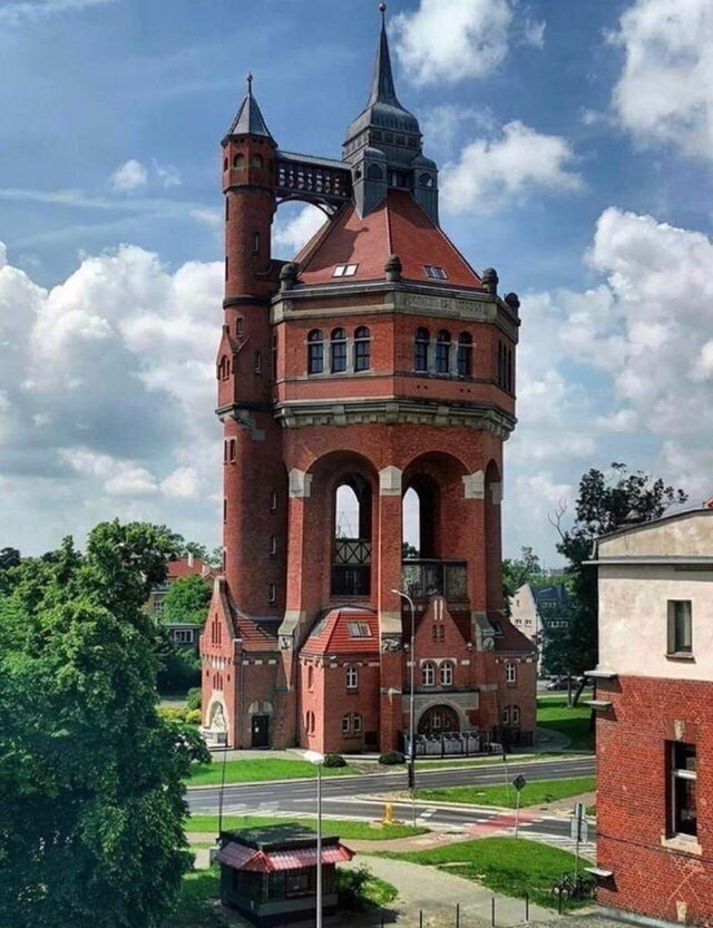 Водонапорная башня в Польше