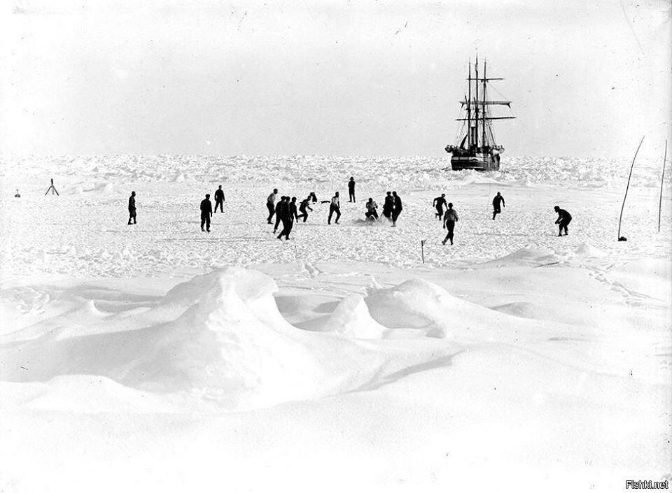 Футбол в Антарктиде, 1915г