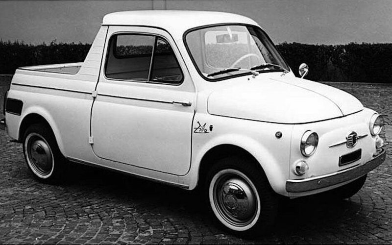 Fiat 500 Ziba  — cмешной и маленький пикап на базе малолитражки