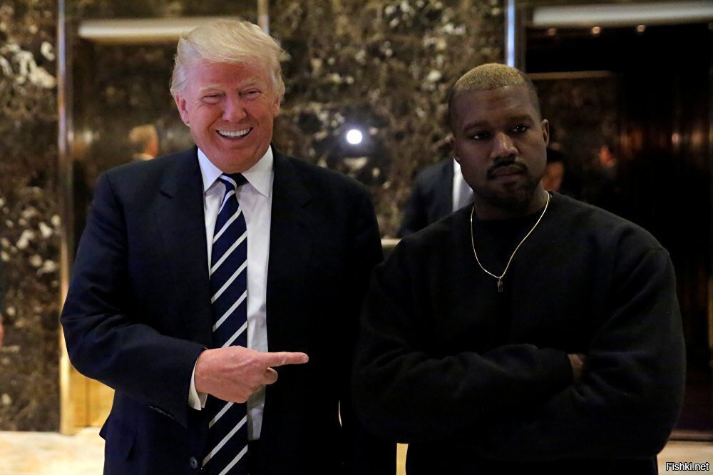 Дональд Трамп и Канье Уэст