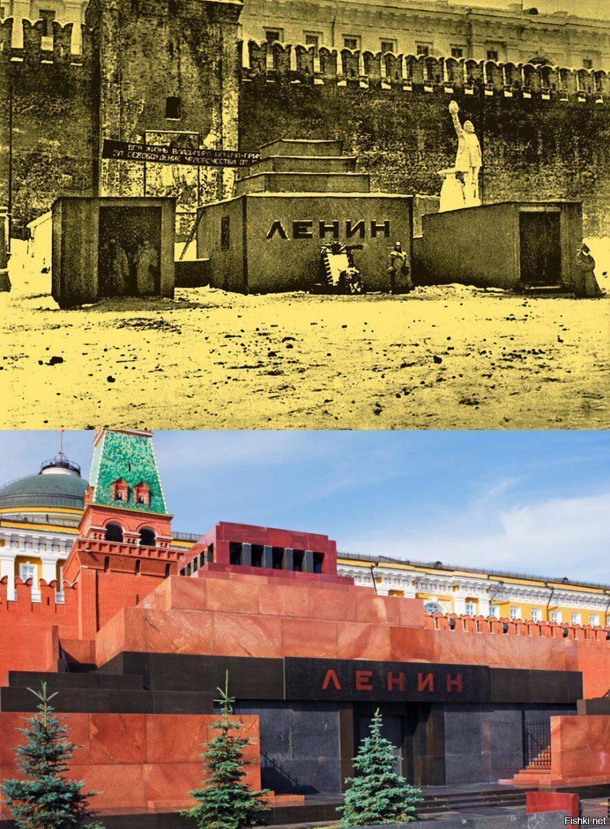 Кстати,сейчас,перед парадом,мавзолей задрапировали щитами
