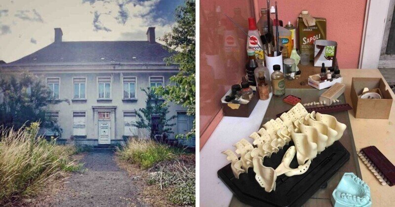 Заброшенный дом стоматолога, в котором почти всё осталось на своих местах